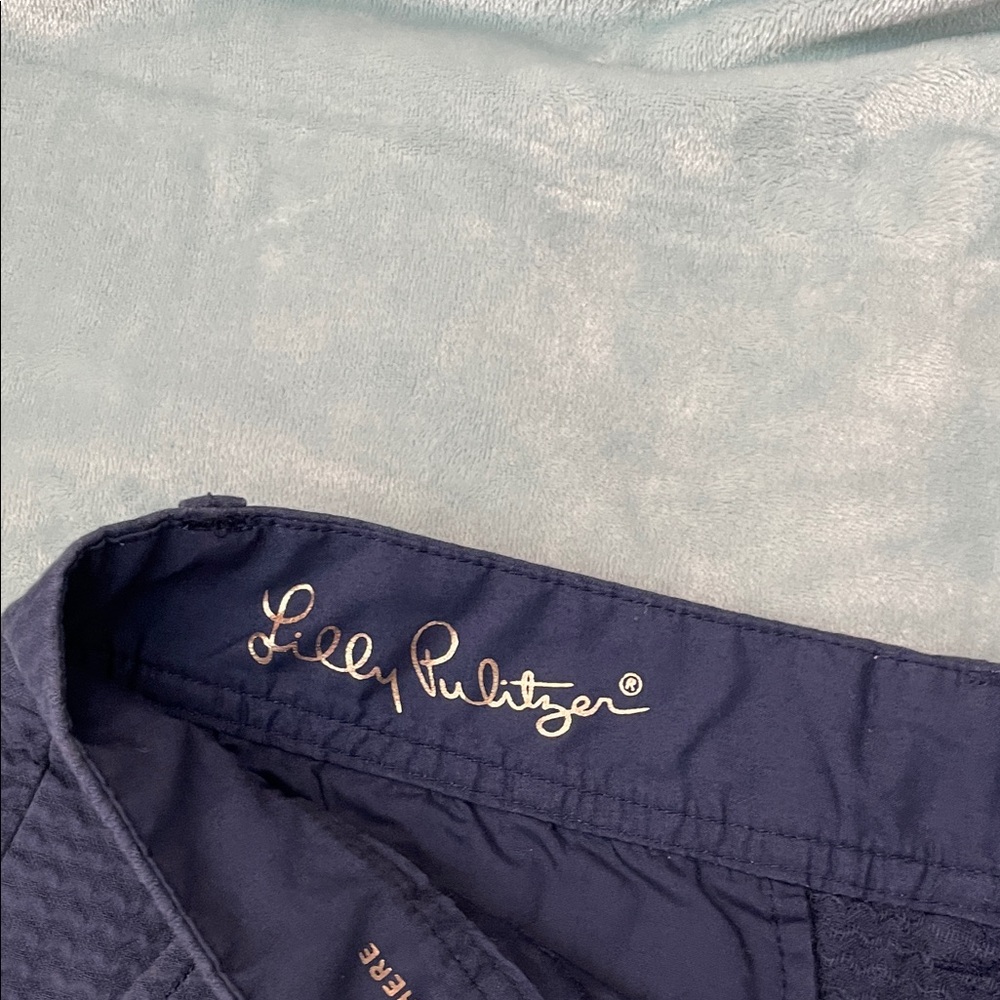 Lilly Pulitzer Dark Blue Women's Shorts - Picture 4 of 5